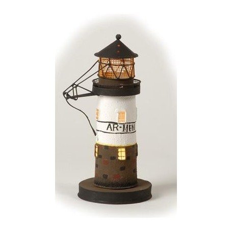 Faro marítimo de hojalata Ar-Men