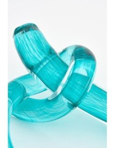 Nudo de cristal turquesa  2