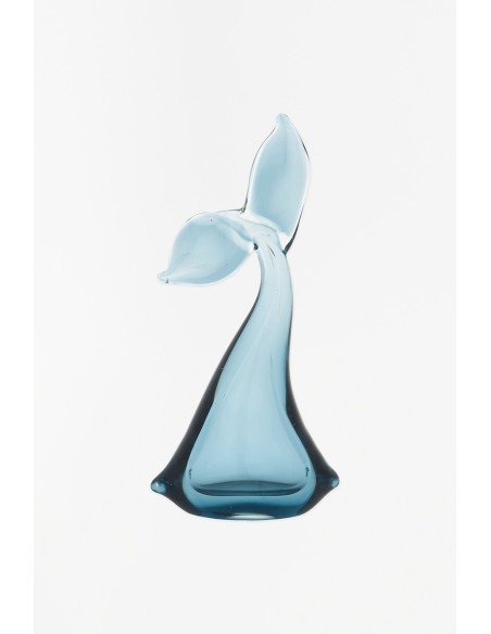 Cola de ballena marina azul 