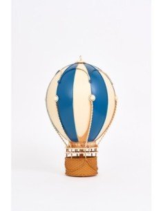 Globo azul y dorado 