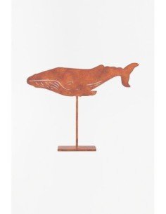 Ballena de hierro marrón 