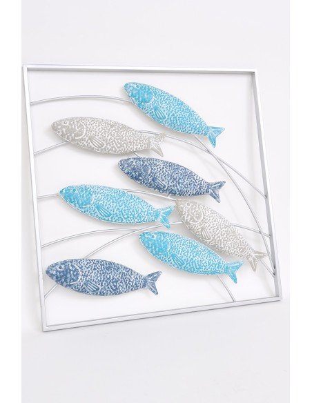  Cuadro marino de metal 