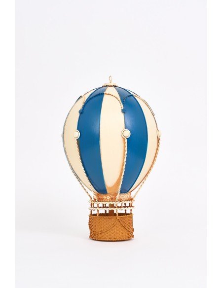 Globo de madera de metal 