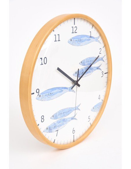  Reloj diseño de peces 