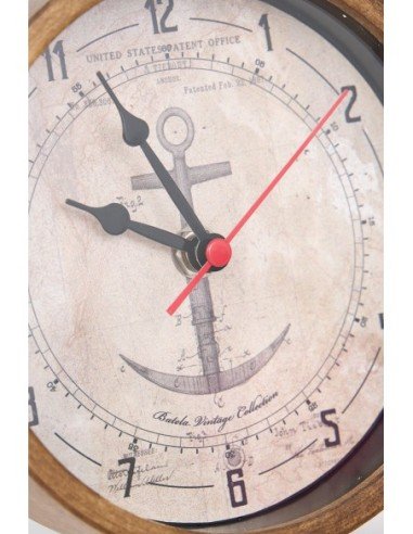  Reloj marítimo blanco 