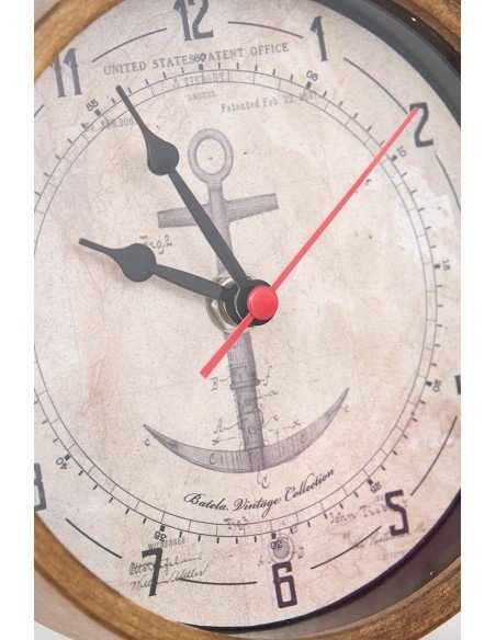  Reloj marítimo blanco 