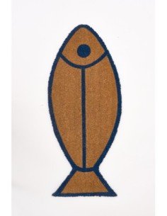 Felpudo figura de pez 