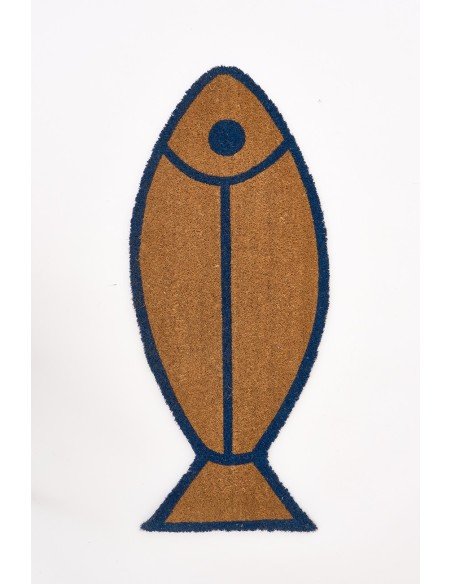 Felpudo figura de pez 