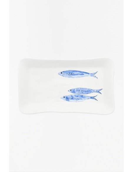 Bandeja de peces marino 