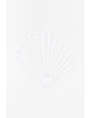 Salvamantel blanco de aluminio 