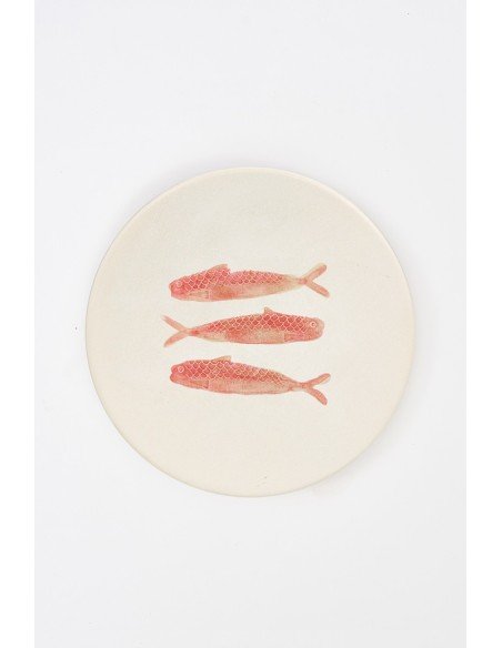 Tabla de cerámica diseño peces 