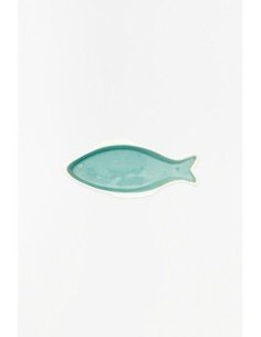 Plato de porcelana diseño pez 