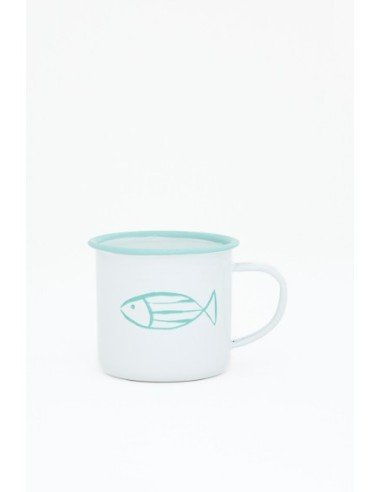 Mug metal verde 