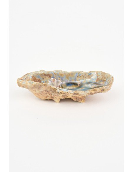  Cuenco de ostra beige 