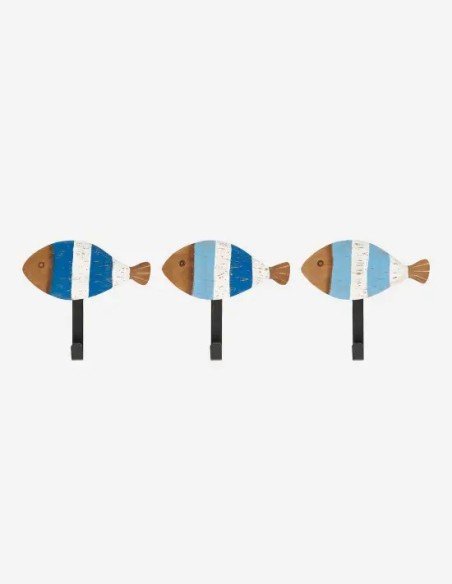  colgador pez madera 