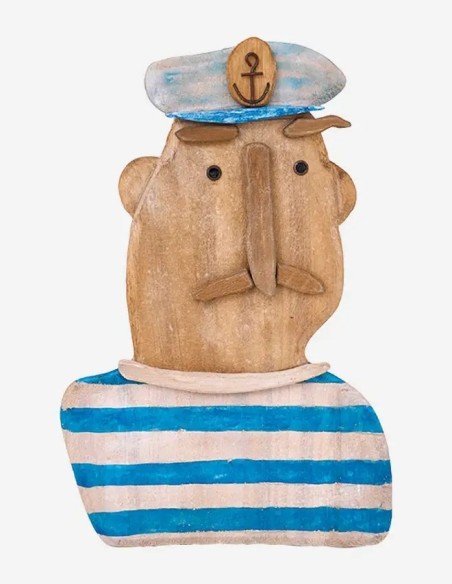 capitan madera pared 
