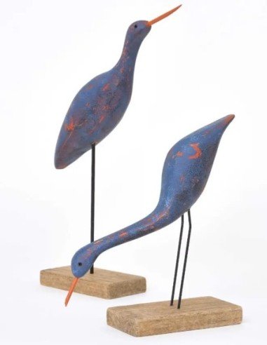  Figura de ave marina madera 