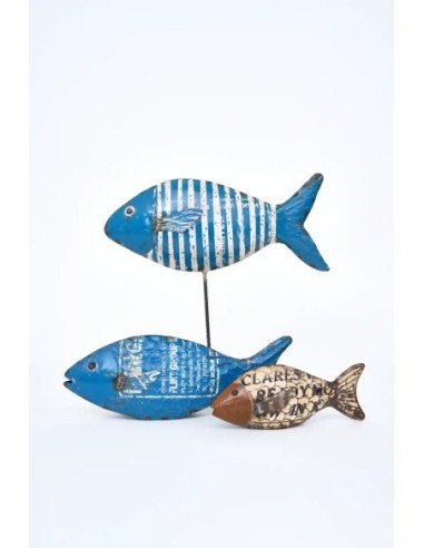  pez metal reciclado