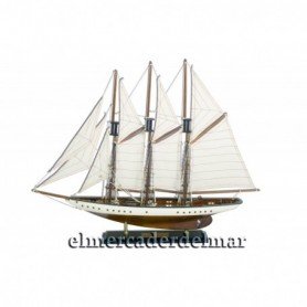 Maqueta de barco Goleta de tres palos