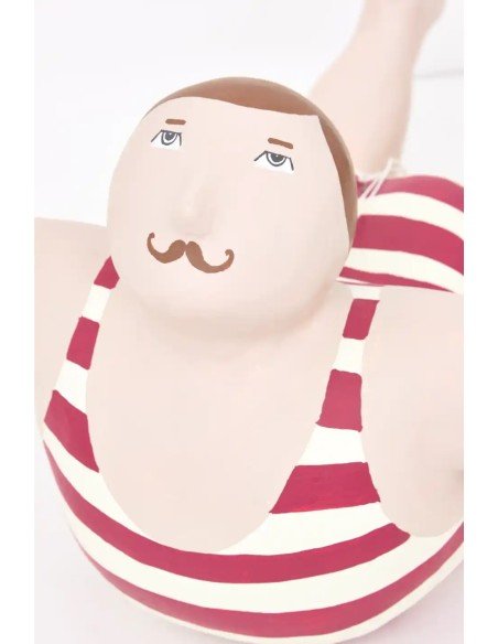  Nadador papel mache grande 