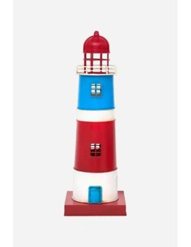 faro rojo azul y blanco electrico 
