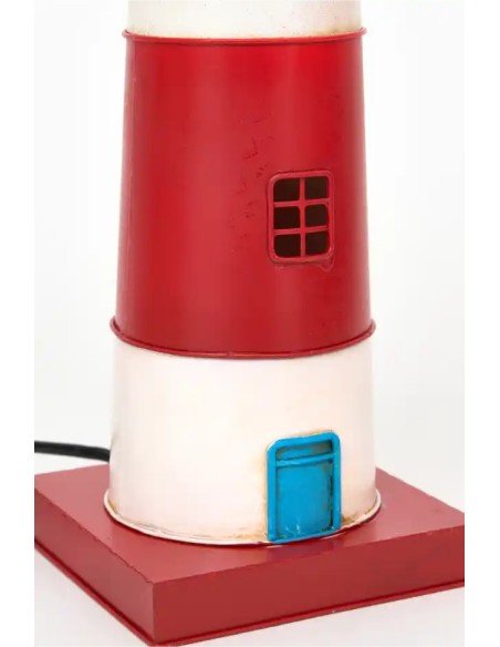  faro rojo azul y blanco electrico 