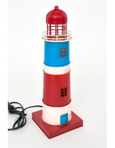  faro rojo azul y blanco electrico 