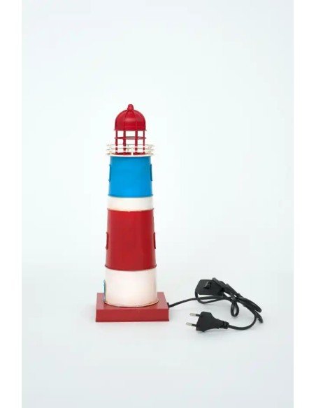  faro rojo azul y blanco electrico 