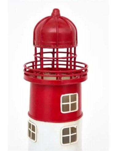  faro electrico rojo y blanco 