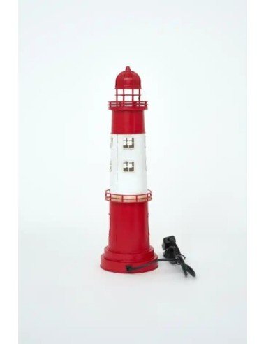  faro electrico rojo y blanco 
