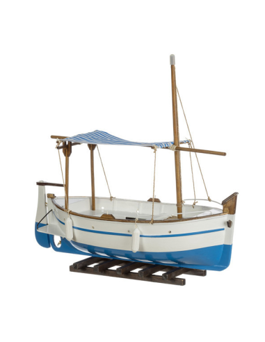 Maqueta artesanal barca  Llaud Mallorquín