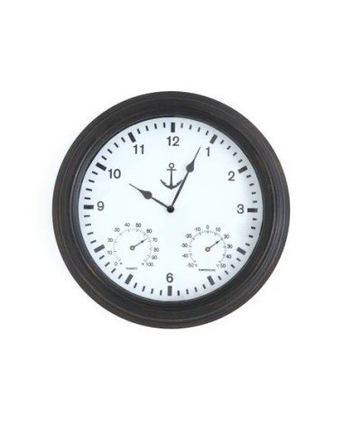 Reloj termómetro e higrómetro 