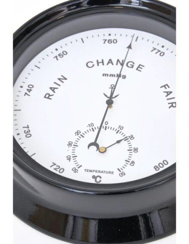  reloj pared barómetro náutico 