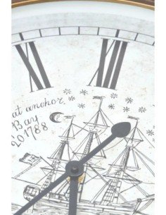 Reloj náutico clásico de hierro  2