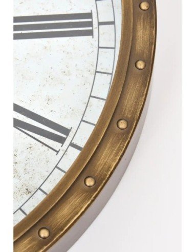  Reloj náutico clásico de hierro 