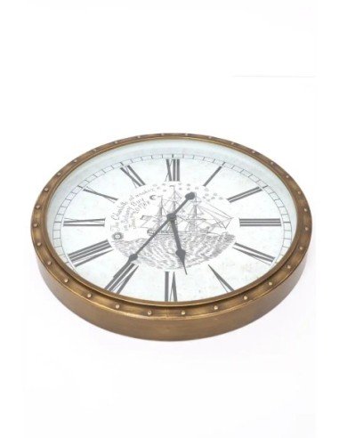  Reloj náutico clásico de hierro