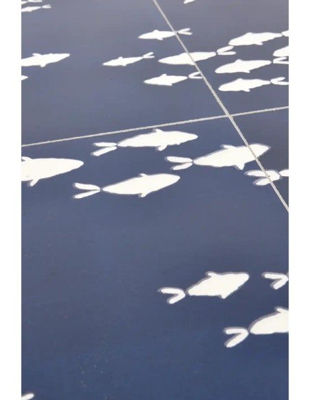  mesa ceramica banco de peces 