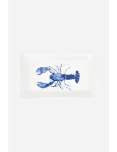 plato porcelana langosta 