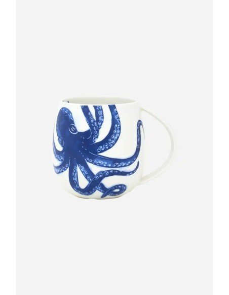 taza porcelana pulpo 