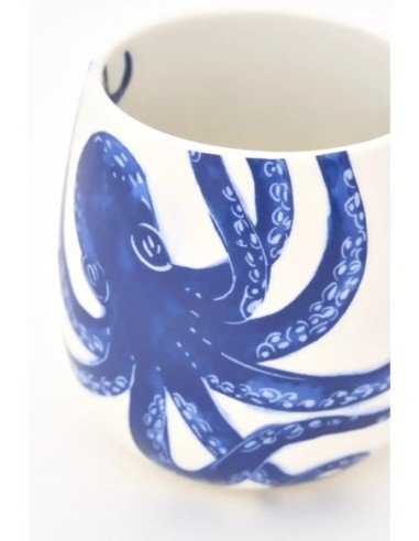  taza porcelana pulpo 