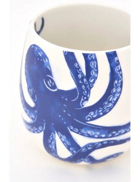  taza porcelana pulpo 
