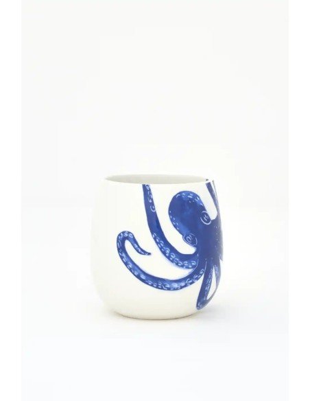  taza porcelana pulpo 
