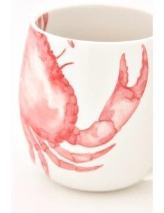 taza porcelana cangrejo  2