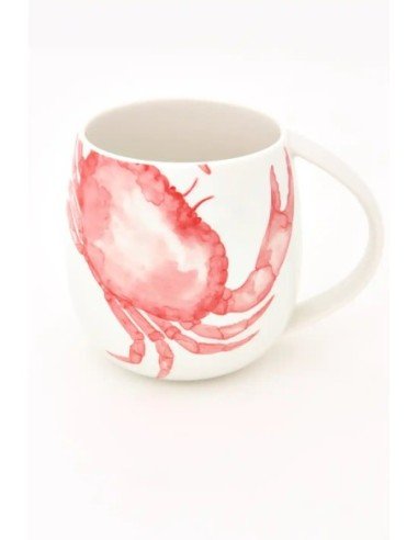  taza porcelana cangrejo 