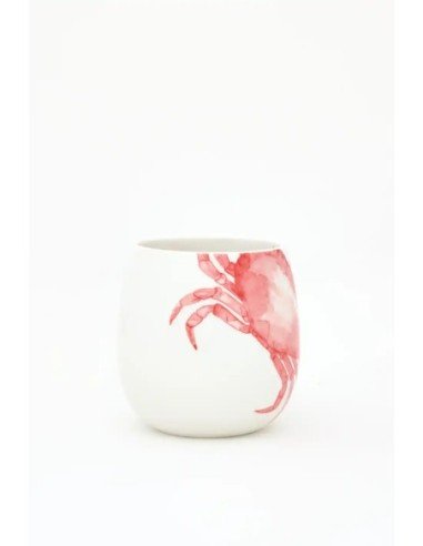  taza porcelana cangrejo 
