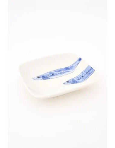  set de platos aperitivo porcelana 