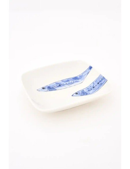  set de platos aperitivo porcelana 