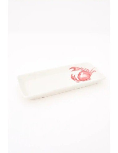  Plato rectangular porcelana 