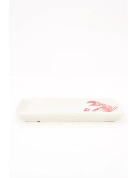  Plato rectangular porcelana