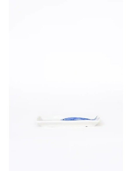  Plato rectangular peces porcelana